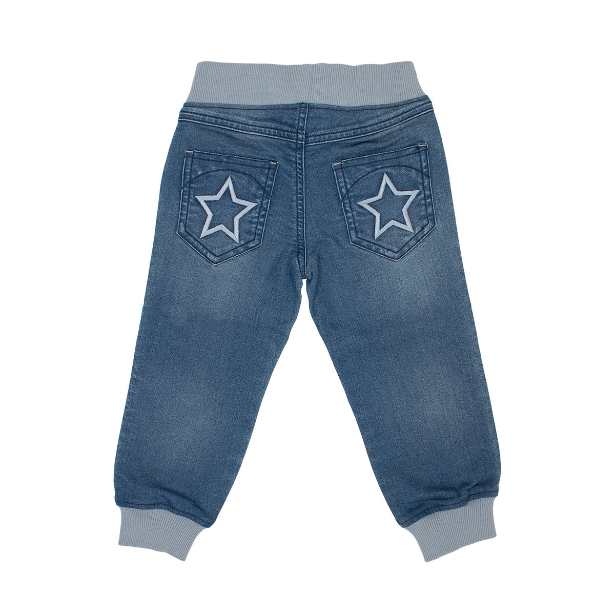 Blugi cu manșete – Indigo Wash
