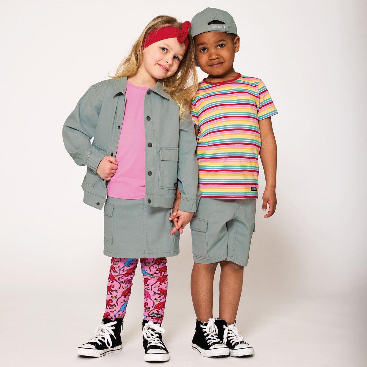 Fustă cargo din twill elastic – Fossil