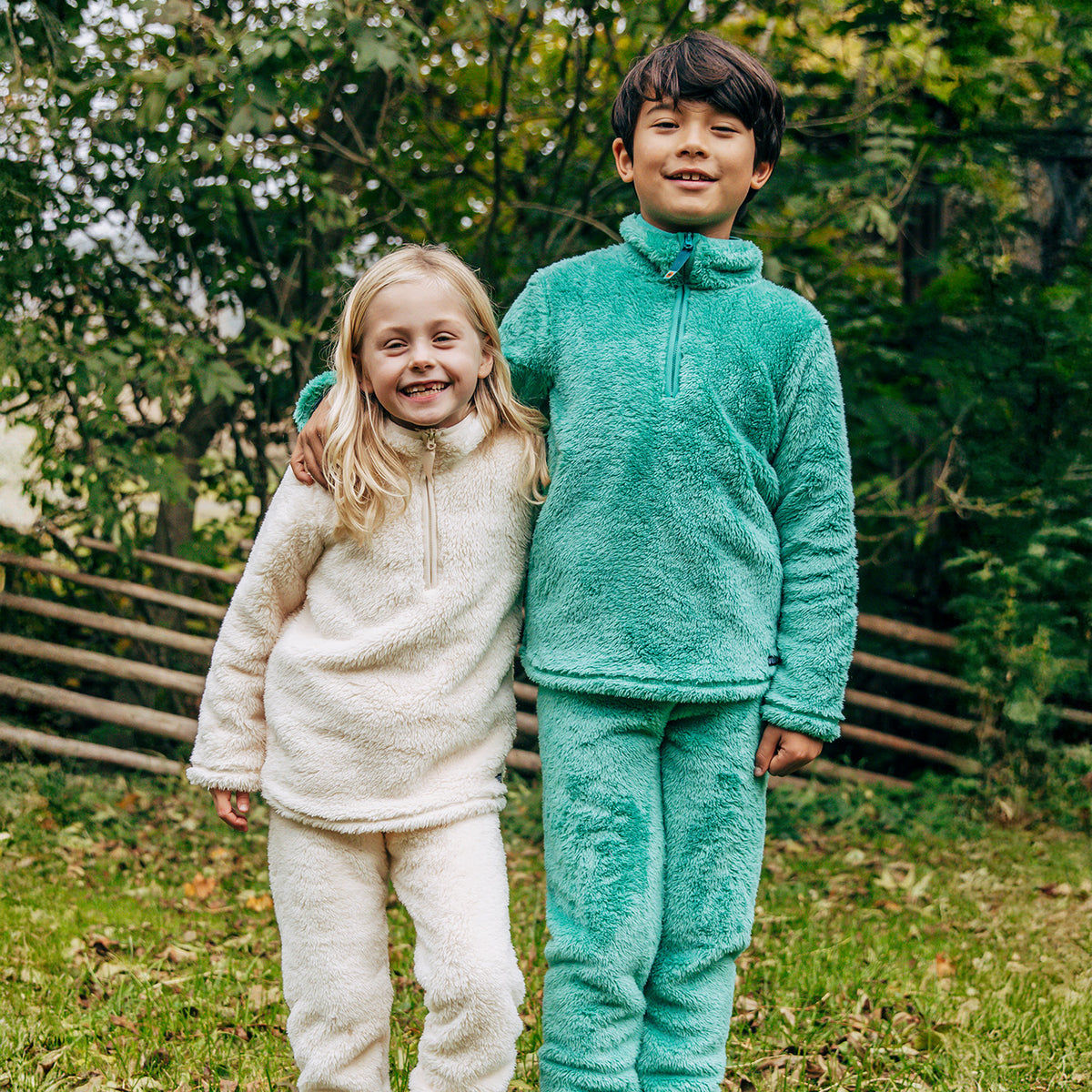 Pantaloni din blăniță – Light Beige
