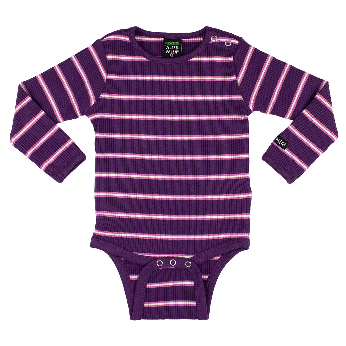 Body reiat cu dungi – Grape/Magnolia