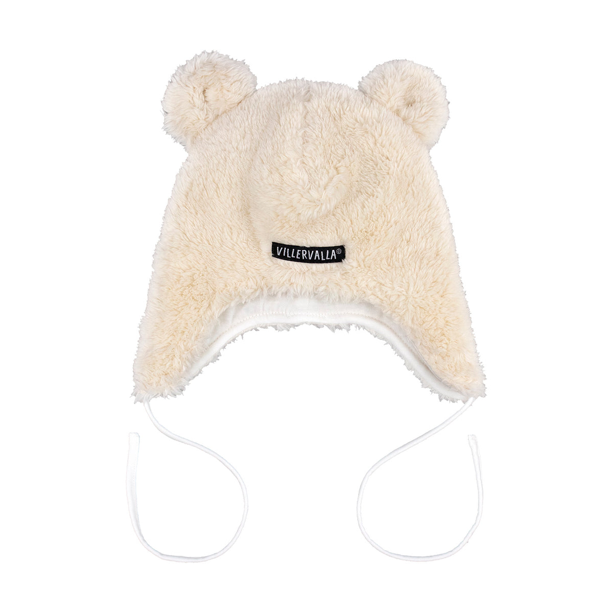 Căciuliță din blăniță cu urechiușe – Light Beige